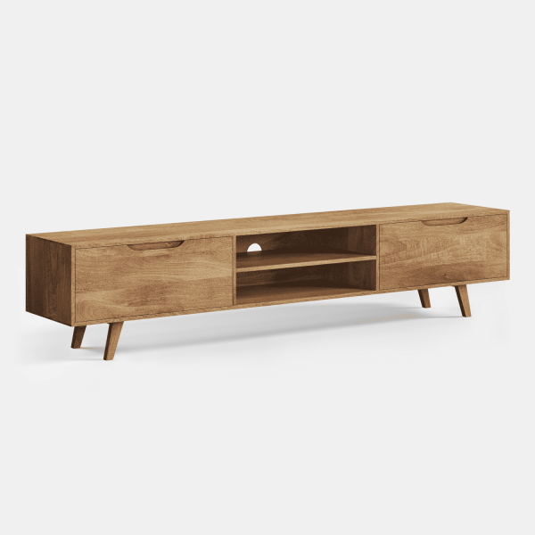 TV stolek RAGNAR - 210 cm KARMEL · Outlet